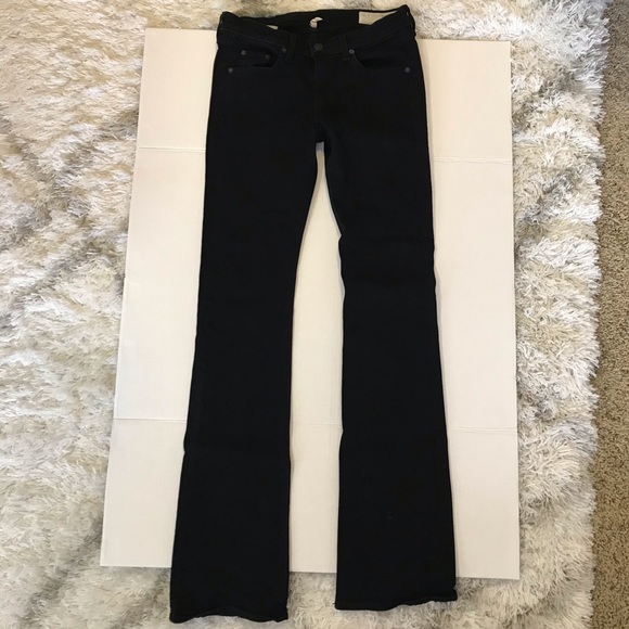 Rag and Bone Stiletto Boot cut black jeans 28 - Picture 14 of 16